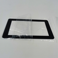 Panneau de protection en verre trempé imprimé sur mesure par sérigraphie pour écran de tablette PC, fenêtre transparente à coins arrondis, découpe de précision