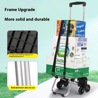 Sac de camping-car pliable et portable personnalisé chariot de supermarché chariot d'épicerie à roulettes pour magasin