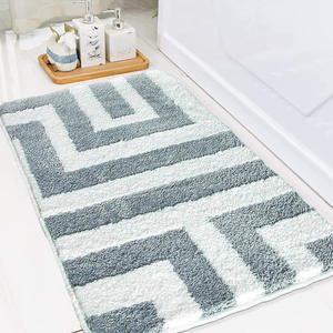 Alfombra de Baño Acolchada de Microfibra, Rectangular, Absorbente y Antideslizante para Uso en el Baño - Product Image 4
