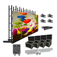 Schneller Versand 3x2m Miet-LED-Bildschirm für Outdoor-Events, Ausstellungen, Bühnen, Konzerte, 500x1000mm Panel