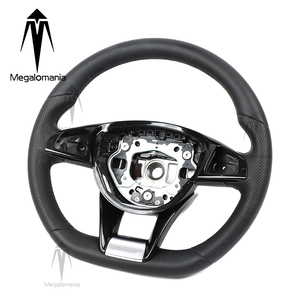 Volant de style ancien pour Benz C200 C63 C300 808 W204 W205 SLK GLK GLC <span class=keywords><strong>GLE</strong></span> A45, peut être amélioré en volant entièrement en cuir - Product Image 2