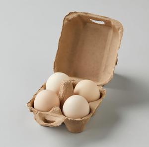 Cartons à œufs rectangulaires en papier pulpe biodégradable écologiques personnalisés avec logo estampé à chaud pour œufs de <span class=keywords><strong>poule</strong></span> - Product Image 4