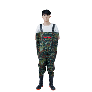 Pantalons de pêche unisexes multifonctionnels en PVC camouflage, imperméables, doux, antidérapants, pour l'été et l'hiver, avec <span class=keywords><strong>grande</strong></span> poche - Product Image 1