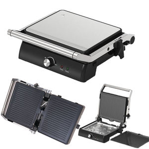Aifa 180 degrés ouvert 2200W vente chaude de haute qualité <span class=keywords><strong>pas</strong></span> <span class=keywords><strong>cher</strong></span> portable intérieur steak plaque chauffante électrique <span class=keywords><strong>Panini</strong></span> Mini <span class=keywords><strong>Grill</strong></span> - Product Image 2