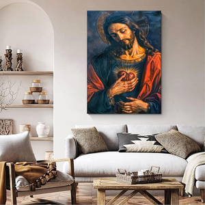 Christian Wall Art God Jesus Canvas Print Church Living Room Bedroom Prayer Room Painting
