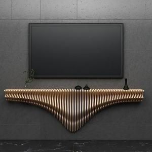 ML-WD047 Décoration murale en bois élégante et minimaliste pour espaces résidentiels et commerciaux - Product Image 4