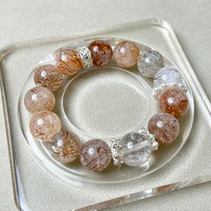 Высококачественный натуральный черный кристалл Super Seven с рутилом, премиум-класса, универсальный, оригинальный, ручной работы, для изготовления украшений, браслетов, DIY - Product Image 3