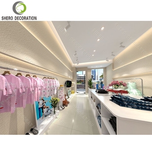 Boutiques Baby Shop Interior Design Custom Durable Clothing Display Cabinet Garment Stand For Kids Clothing Shop Furniture - Product Image 3