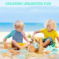 Plage sable jouets ensemble bac à sable jouet été extérieur ponçage outil plastique arrosoir sable râteau lutte plage seau pour enfants