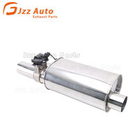 Válvula de escape eléctrica de 3 pulgadas con entrada y salida, silenciador de flujo ajustable, cuerpo de 8.5x6 pulgadas, diseño Valvetronic, silenciador con válvula para modificación de automóviles