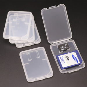 Yuzmei nhựa micro máy ảnh SD + TF thẻ NM mỏng hộp lưu trữ nhựa mini thẻ nhớ điện tử phụ kiện trường hợp - Product Image 2