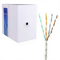 Câble réseau LAN Cat6 4 paires 8 conducteurs 23AWG en cuivre nu massif UTP LSZH 550 MHz 1000 Mbps Gigabit pour câblage de serveur de centre de données