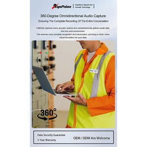 Grabadora WiFi Profesional con Forma de Insignia, con Batería de Larga Duración, Grabadora de Audio WiFi para Personal de Oficina con 12 Horas de Autonomía - Product Image 4