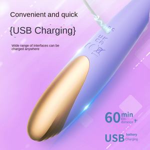 Trillingen Krachtige Usb-Aangedreven Konijn Toverstaf Vrouwelijke Dildo Vibrator Siliconen Seksspeeltjes Voor Koppels - Product Image 4