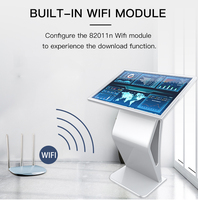 Écran tactile infrarouge/capacitif 4K UHD IP65 de 32 à 65 pouces, affichage numérique pour kiosque, signalisation numérique, Windows/Android, WiFi, écran LCD, centre commercial