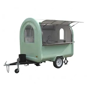 New designed mobile catering trailer mobile food truck mobile restaurant food cart
