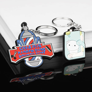 High Quality Custom 3D <b>Anime</b> PVC <b>Keychains</b> Cool Cartoon Soft Rubber Keyring Personalizados Keyring - Product Image 3