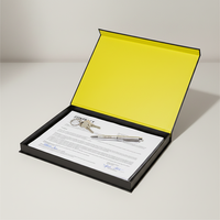 Cajas de Regalo de Cartón Rígido Duradero con Cierre Magnético para Documentos Importantes de Inmobiliarios y Regalos