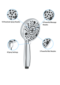<span class=keywords><strong>8</strong></span>-функциональная хромированная насадка для душа - Product Image 4
