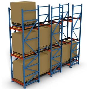 Rack à palettes robuste Push Back Systèmes de rayonnage à palettes Push Back Rail Système coulissant pour étagères de stockage - Product Image 3