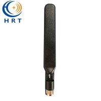 Antenne de communication pliable en caoutchouc noir/blanc 5.8G 5150-5850MHz 5dBi pour l'amélioration du signal WiFi