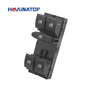HOWINATOP 1Z0959858B Interruptor Maestro Eléctrico para Ventanas, Botón de Control de Consola para Skoda <span class=keywords><strong>Fabia</strong></span> Octavia Superb Yeti 1Z0 959 858B - Product Image 1
