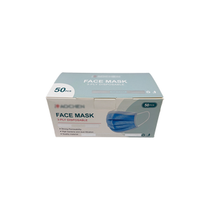 50 шт., одноразовые хирургические складные маски для лица - Product Image 2