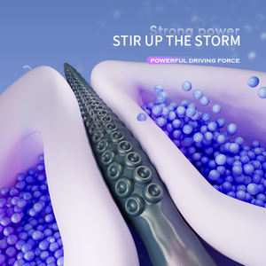 Juguete Vibrador Anal con Pantalla LCD, 9 Frecuencias, Forma de Tentáculo de Pulpo, Enchufe Eléctrico Potente - Product Image 5