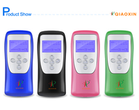 Masseur électrique TENS d'acupuncture pour le corps entier, appareil de thérapie numérique avec écran LCD, 4 électrodes pour le dos, le cou, les pieds et les jambes, nouveau modèle 2023 Qiaoxin