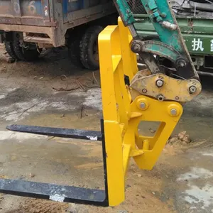 Donghong Skid Steer forche per Pallet forche per escavatore per escavatore