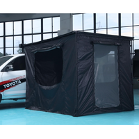 Auvent latéral de voiture 4x4 tout-terrain pour camping, rétractable, imperméable, quatre saisons, double couche, léger, en aluminium, 270°
