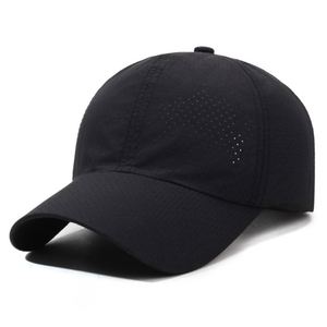 Casquette de sport à séchage rapide, casquette trucker en polyester de haute qualité pour le printemps et l'été, bleu uni, style vintage, Gorras - Product Image 3