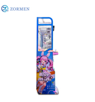 Zormen Bluemini Bunny Máquina de grúa de garras mini delgada estilo anime con luz LED de colores, atrapador de regalos comercial para mostrador