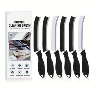 Long-handled <b>Gap</b> Cleaning Brush, Aluminum Alloy Knife Handle, Kitchen and Bathroom Dead Corner Cleaning Brush - Product Image 1