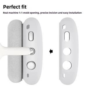 Vente en gros étui de protection en silicone de haute qualité pour Airpods <span class=keywords><strong>Max</strong></span> <span class=keywords><strong>coque</strong></span> d'écouteur antichoc housse de casque pour <span class=keywords><strong>Air</strong></span> <span class=keywords><strong>Pods</strong></span> <span class=keywords><strong>Max</strong></span> - Product Image 4
