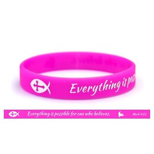 Pulseras con Versículos Bíblicos, Motivacionales, de Jesús, Religiosas, de Goma, con Fe y Esperanza, de Silicona, para Hombres y Mujeres - Product Image 3