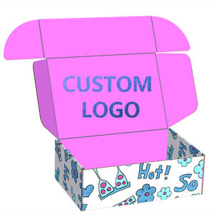 Karton Grosir Ramah Lingkungan Kertas Kemasan Mewah Mailer Karton Kraft Cetak Bergelombang Kecil Logo Kustom Pengiriman Kotak - Product Image 3