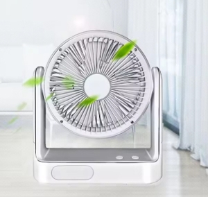 Pánico Compra de batería Torre de pie Ventilador de China Ventilador solar de alto flujo de aire con panel solar Caja de color Ventilador solar con batería - Product Image 4