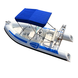 Bateau de pêche gonflable <span class=keywords><strong>Zodiac</strong></span> en PVC Hypalon avec plancher en fibre de verre et moteur hors-bord – Offre Spéciale - Product Image 6