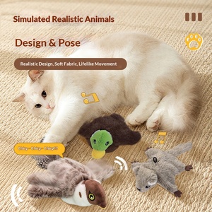 Nuevo Juguete de Peluche para Gatos con Sonido, Simulación de Pájaro que se Mueve, Funciones Automáticas de Caza, Llamador de Mascotas - Product Image 2