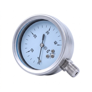 Manomètre de remplissage en acier inoxydable 304SS de 150 mm, résistant aux chocs, haute précision, fourni par le fabricant, en promotion - Product Image 1
