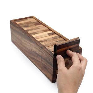 Giocattolo classico <span class=keywords><strong>di</strong></span> legno fatto da te che impilano i <span class=keywords><strong>giochi</strong></span> <span class=keywords><strong>di</strong></span> blocco della torre per bambini e famiglie <span class=keywords><strong>giochi</strong></span> da tavolo Set - Product Image 3