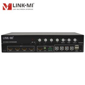 Multi-afficheur <span class=keywords><strong>HDMI</strong></span> 4K60Hz 4 entrées 1 sortie avec fonction KVM, commutation transparente et modes d'affichage quadri-vue, divisé et plein écran - Product Image 3