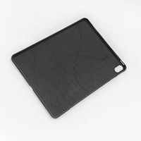 AilesTecca Slim Hybrid Soft Tpu Shockproof Matte Black Tablet Case pour Itel Vista Tab 30 Tablet Cover