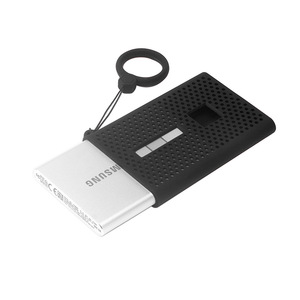 Étui de protection en silicone pour disque SSD externe portable <span class=keywords><strong>Samsung</strong></span> <span class=keywords><strong>T7</strong></span> <span class=keywords><strong>Touch</strong></span> 500 Go 1 To 2 To - Product Image 2