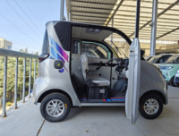 Voiture électrique à batterie au lithium tendance, 45 km/h, 4 places, conduite à gauche, mini SUV électrique pour adultes, 2024, autonomie de 70-90 km
