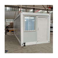 Construction rapide minuscule mobile Z Type paquet plat modulaire intégré pliant conteneur maison Portable préfabriqué pour une utilisation en hôtel