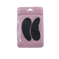 Patch personnalisable en silicone pour les yeux greffage de cils lavable réutilisable anti-rides feuille de brouillard pour les yeux Patch en silicone pour masque pour les yeux