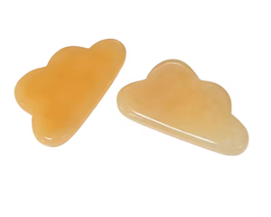 Masajeador Facial de Jade Natural Beige Amarillo, Tallado a Mano, para Masaje, de Moda y Alta Demanda - Product Image 5