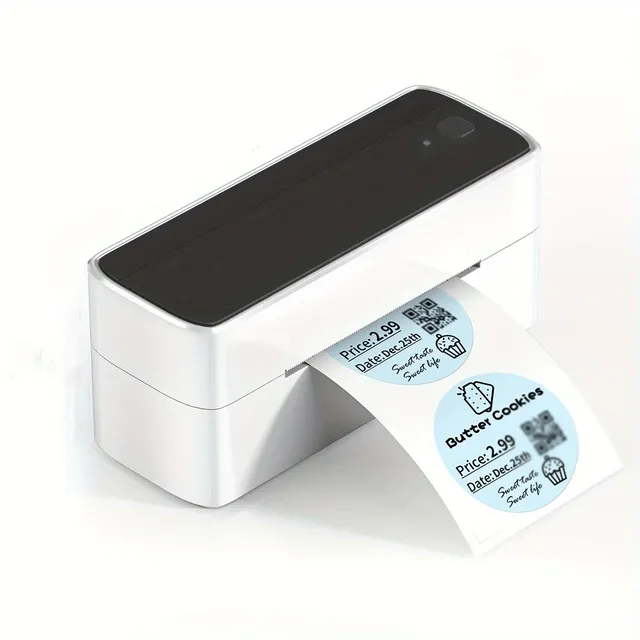 241 BT Thermal Label Printer Wireless Shipping Label Printer Compatible with iPhone Android Mac Window Wide Used